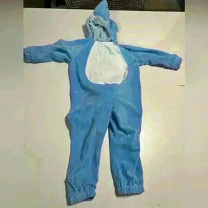 Children’s blue shark costume plush outfit halloween 12-18mo.
